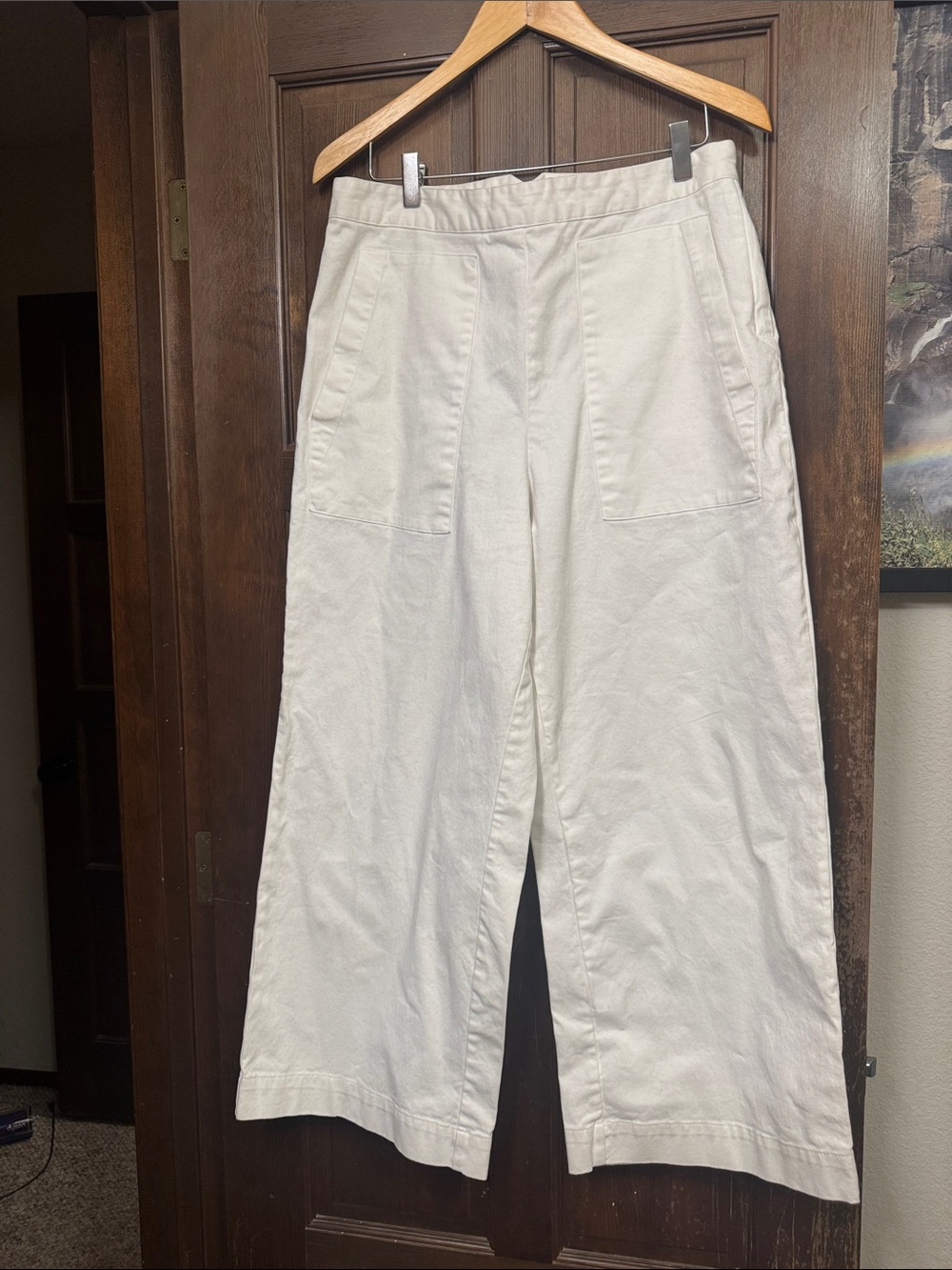 Wide Leg Cotton Pants